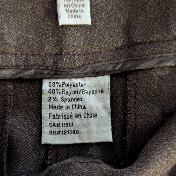 Dynamite Brown Boot Cut Pants with Flare - Picture 3 of 5